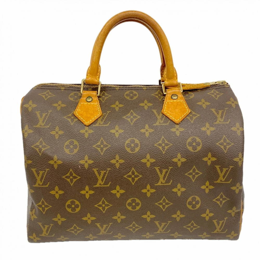 LOUIS VUITTON Brown Monogram Speedy 30 Bag